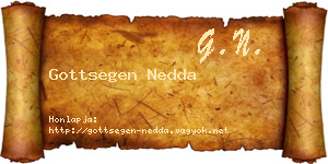 Gottsegen Nedda névjegykártya